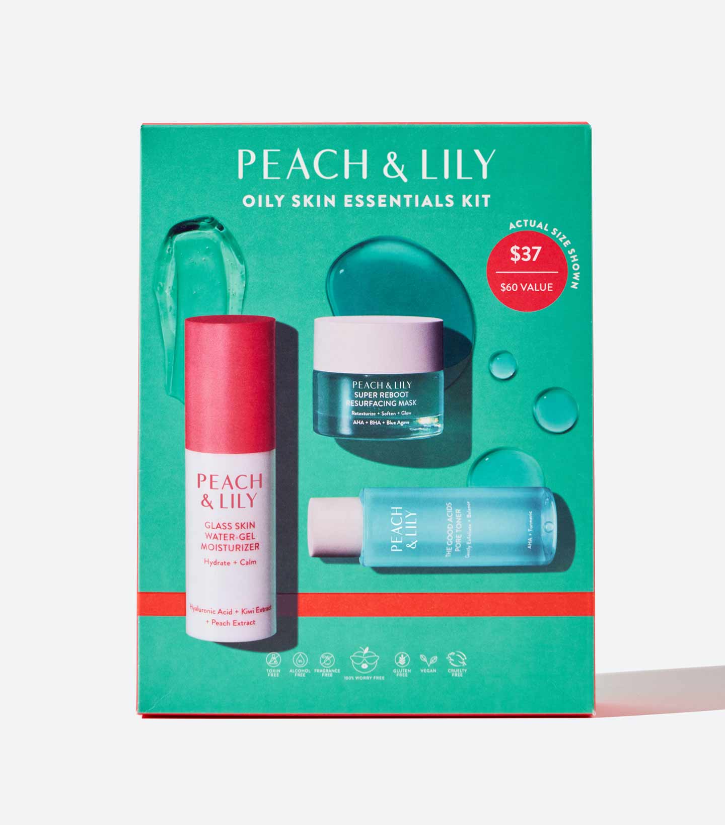 Peach & Lily Kit - Oily Skin Essentials Kit